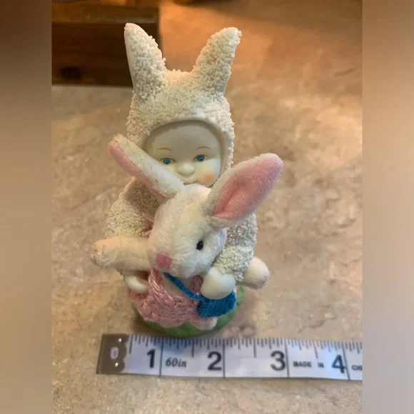 Dept 56 Snow bunnies Easter/Spring Love My Little Bunny 2005 - Picture 6 of 8